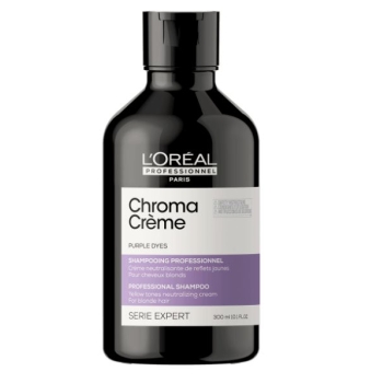 Loreal Professionnel Chroma Crème Purple szampon do włosów bardzo jasnych blond i platynowych neutralizujący żółte refleksy 300ml